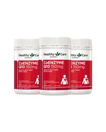 【限时特惠】【三件装】【包邮】Healthy Care 辅酶Q10 100粒
