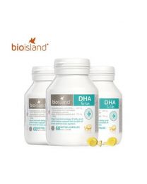 【限时特惠】【包邮】【三件装】Bio Island DHA 婴幼儿DHA 脑黄金 60粒