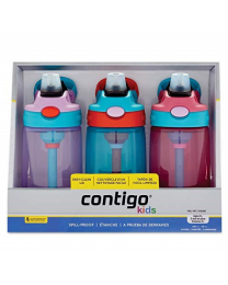 Contigo 儿童水杯套装粉色3pk