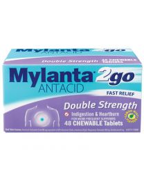 Mylanta 2go antacid 双倍药效健胃消食咀嚼片 48片