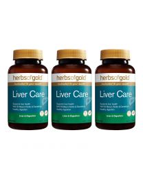 【三件装】【包邮】Herbs of Gold 护肝片60片（liver care）