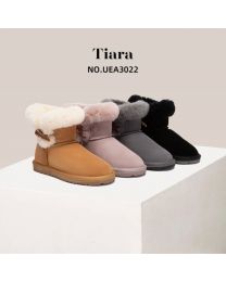 【包邮】【国内发】 EVERAU uggUEA3022 - Tiara 牛角扣雪地靴4色(35码-42码) 下单前请联系客服备注尺码哦