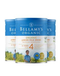 【包邮】【三件装】Bellamy's 贝拉米有机奶粉900g 4段