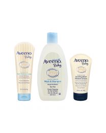 【限时特惠】【包邮】【超值组合】Aveeno艾维诺婴儿燕麦润肤乳液 227ml +Aveeno艾维诺婴儿燕麦洗发沐浴露二合一 236ml  +Aveeno艾维诺婴儿燕麦保湿润肤乳139ml 