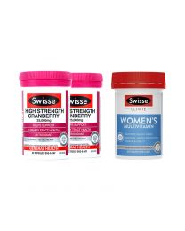 【包邮】【超值组合】swisse 蔓越莓30粒*2+swisse 女性复合维生素120粒新包装