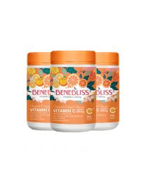 【限时特惠】【包邮】【三件装】Benebliss 维生素C咀嚼片150粒  