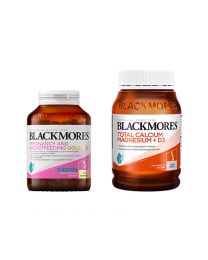 【超值组合】【包邮】【两件装】Blackmores mini孕黄金素 360粒*1+钙+镁+维生素D3 200粒*1