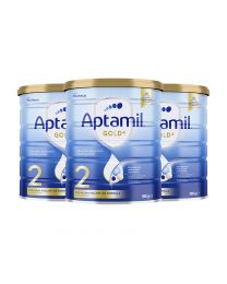 【双12特惠】【包邮】【三件装】Aptamil 爱他美 金装奶粉 2阶 （新包装）