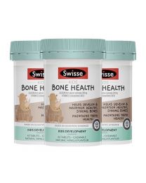 【限时特惠】【三件装】【包邮】 Swisse儿童钙+维生素D3 骨骼咀嚼片 60粒