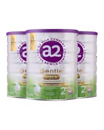 【包邮】【三件装】A2 Gentle Gold 呵护金装婴幼儿奶粉 2段 800g