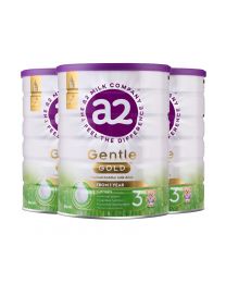 【包邮】【三件装】A2 Gentle Gold 呵护金装婴幼儿奶粉 3段 800g  