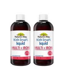 【限时特惠】【2件装】【包邮】 Nature's Way儿童补铁加复合维生素营养液 200ml 