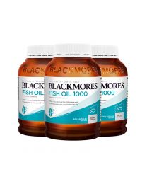 【大促】【3件装】【包邮】Blackmores 原味鱼油 400粒