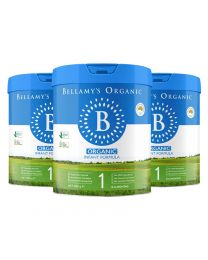 【包邮】【三件装】Bellamy's Organic 贝拉米经典有机婴儿奶粉 1段 800g 新版