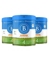 【包邮】【三件装】Bellamy's Organic 贝拉米经典有机婴儿奶粉 4段 800g 新版