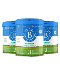 【包邮】【三件装】Bellamy's Organic 贝拉米经典有机婴儿奶粉 3段 800g 新版