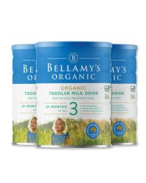 【包邮】【三件装】Bellamy's 贝拉米有机奶粉900g 3段