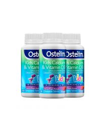 【限时特惠】【三件装】【包邮】Ostelin恐龙钙咀嚼片90片