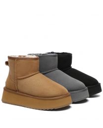 【包邮】EVERAU ugg EA3144  厚底雪地靴 经典款 3色 （35码-41码） 下单前请联系客服备注尺码哦