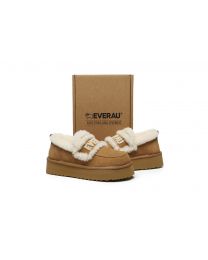 【包邮】EVERAU Ugg EA2069 家居鞋 鞋垫羊皮毛一体 （35码-42码） 下单前请联系客服备注尺码哦