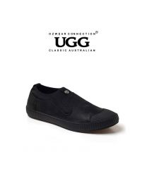 【包邮】OZWEAR UGG OB311 黑色 春夏款一脚蹬乐福鞋 反绒小牛皮鞋面低帮男鞋（39码-44码）